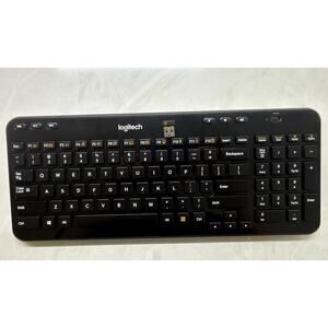 Logitech K360 Wireless Keyboard 820-004554 With USB Receiver Works